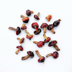 Crimson Mushroom Resin Pendant