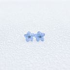 Whispering Petals Forget-Me-Not Floral Stud Earrings
