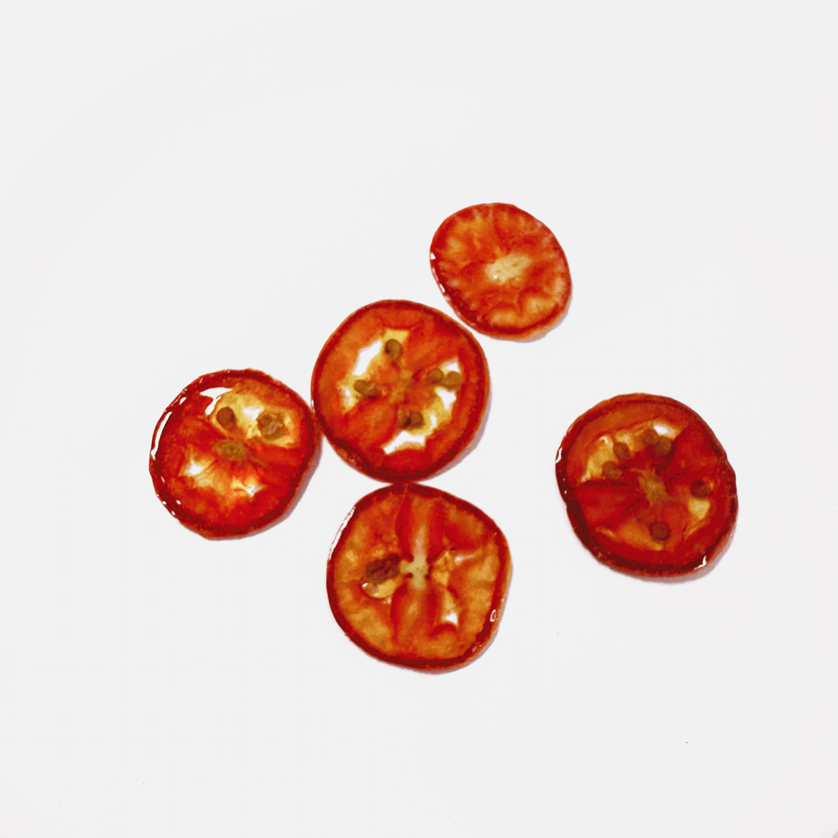 Ruby Bloom Resin Charm